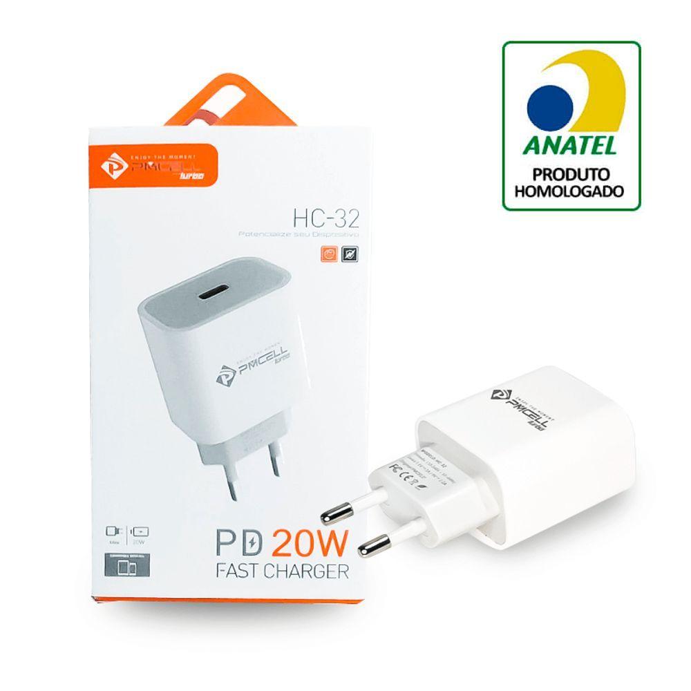 Miniatura Fonte Carregador Turbo Usb-c 20w-pmcell
