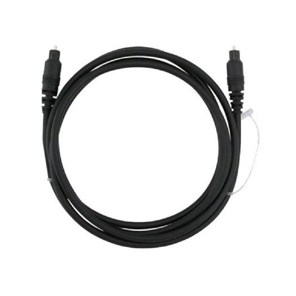 Miniatura Cabo Óptico Áudio Digital Toslink 2m 4mm Premium Quality