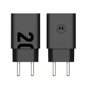 Carregador de Parede Motorola TurboPower 68W com Cabo USB-C - Preto