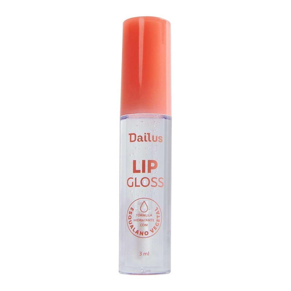 Miniatura Lip Gloss Incolor 5g Dailus Brilho Intenso e Hidratação Para Seus Lábios