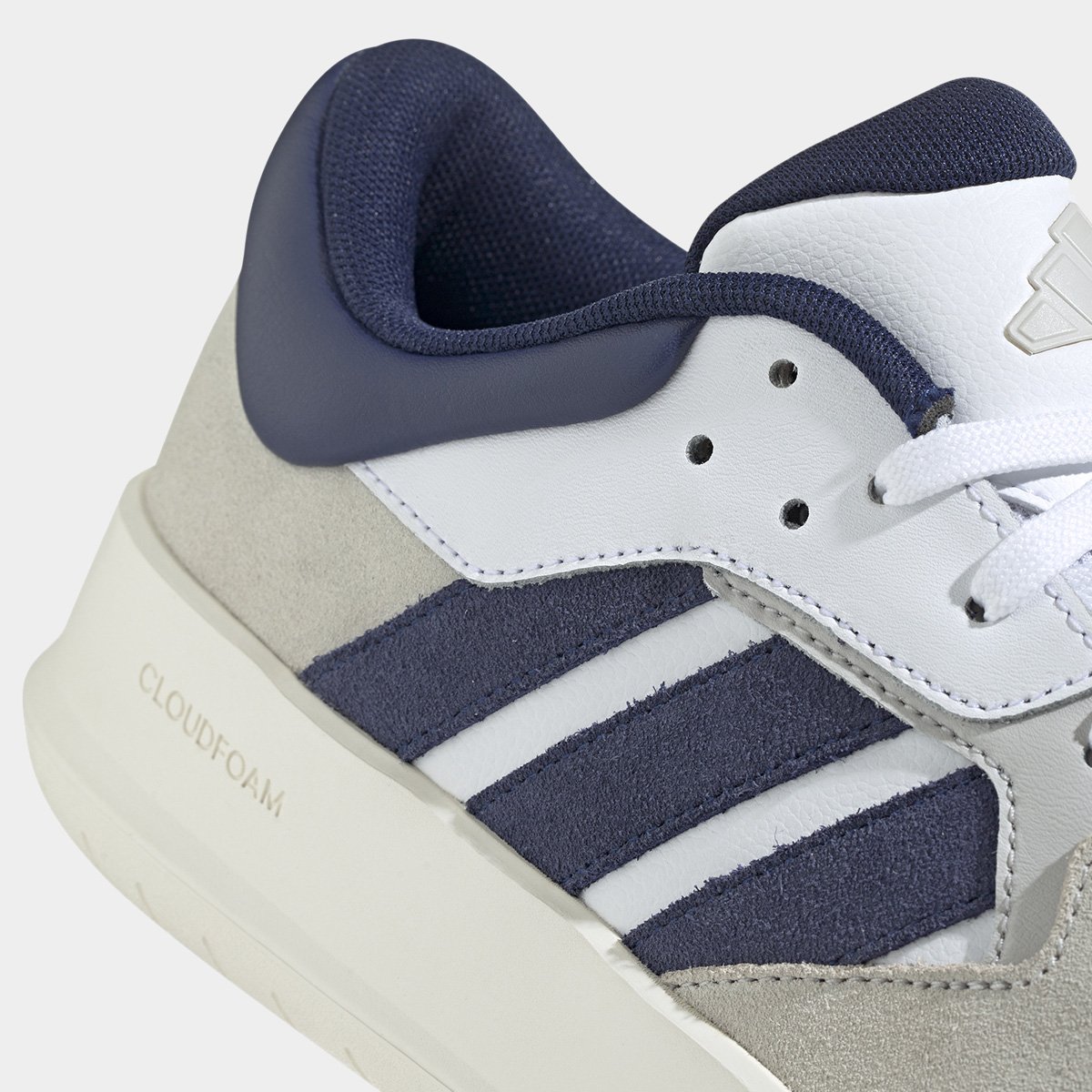 Tênis Adidas Court 24 Masculino Branco+Azul - 38