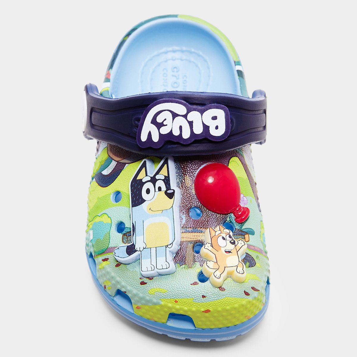 Miniatura Crocs Infantil Bluey Clog T Menino Azul - 24