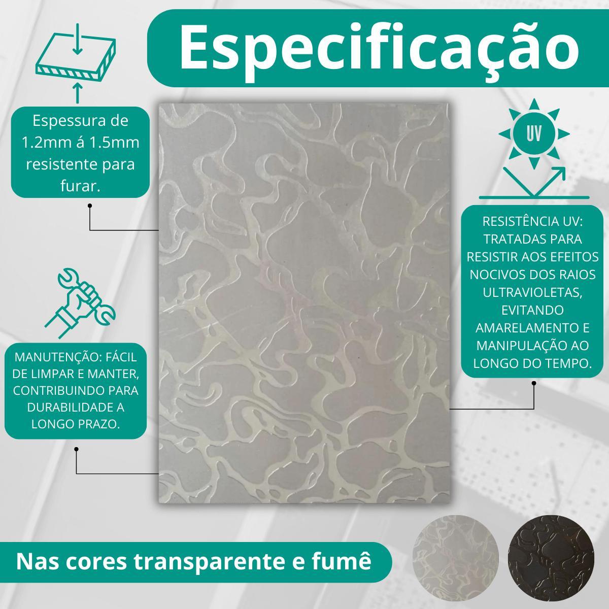 Chapa De Acrílico Box E Gabinetes 90X98 Amazonas Incolor