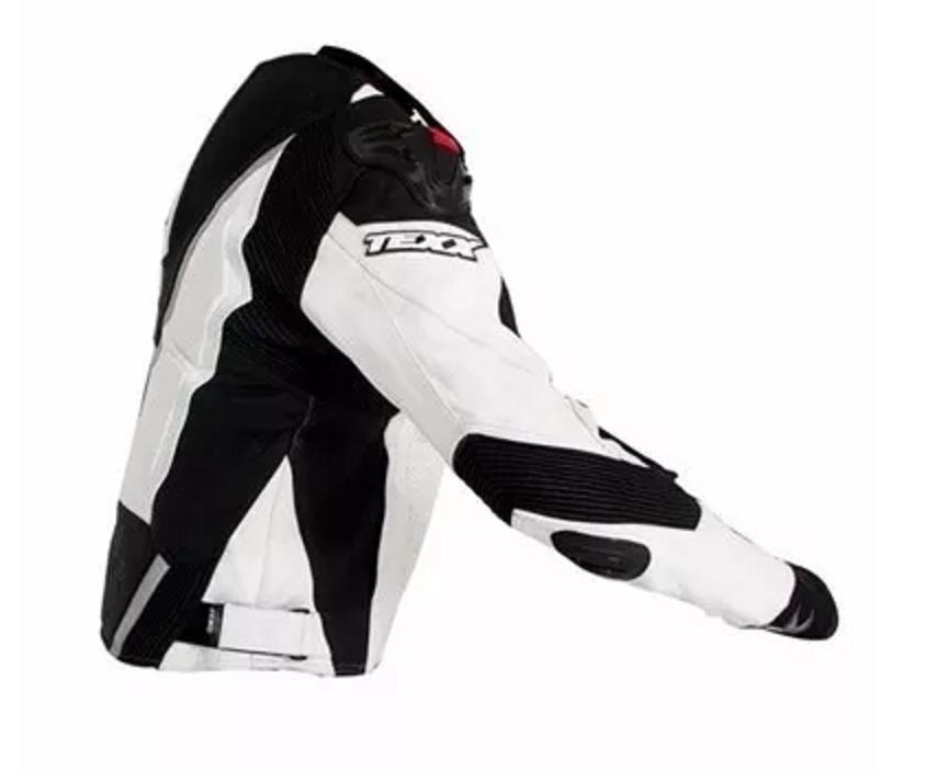 Miniatura Jaqueta Couro Texx New Rock Evolution Com Cupim Branca 3XL