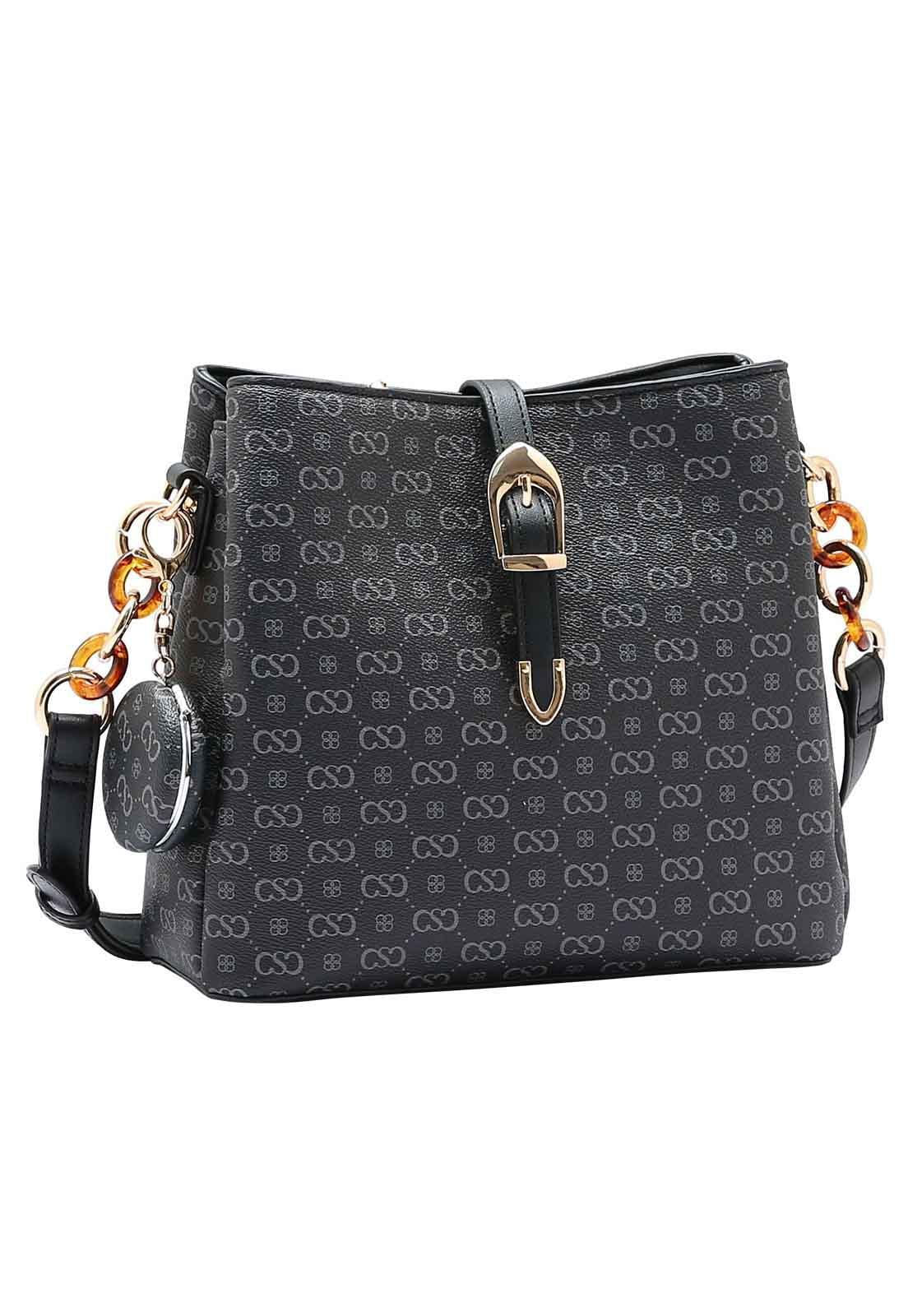 Miniatura Bolsa Transversal Feminina Chenson 3485082 Monograma