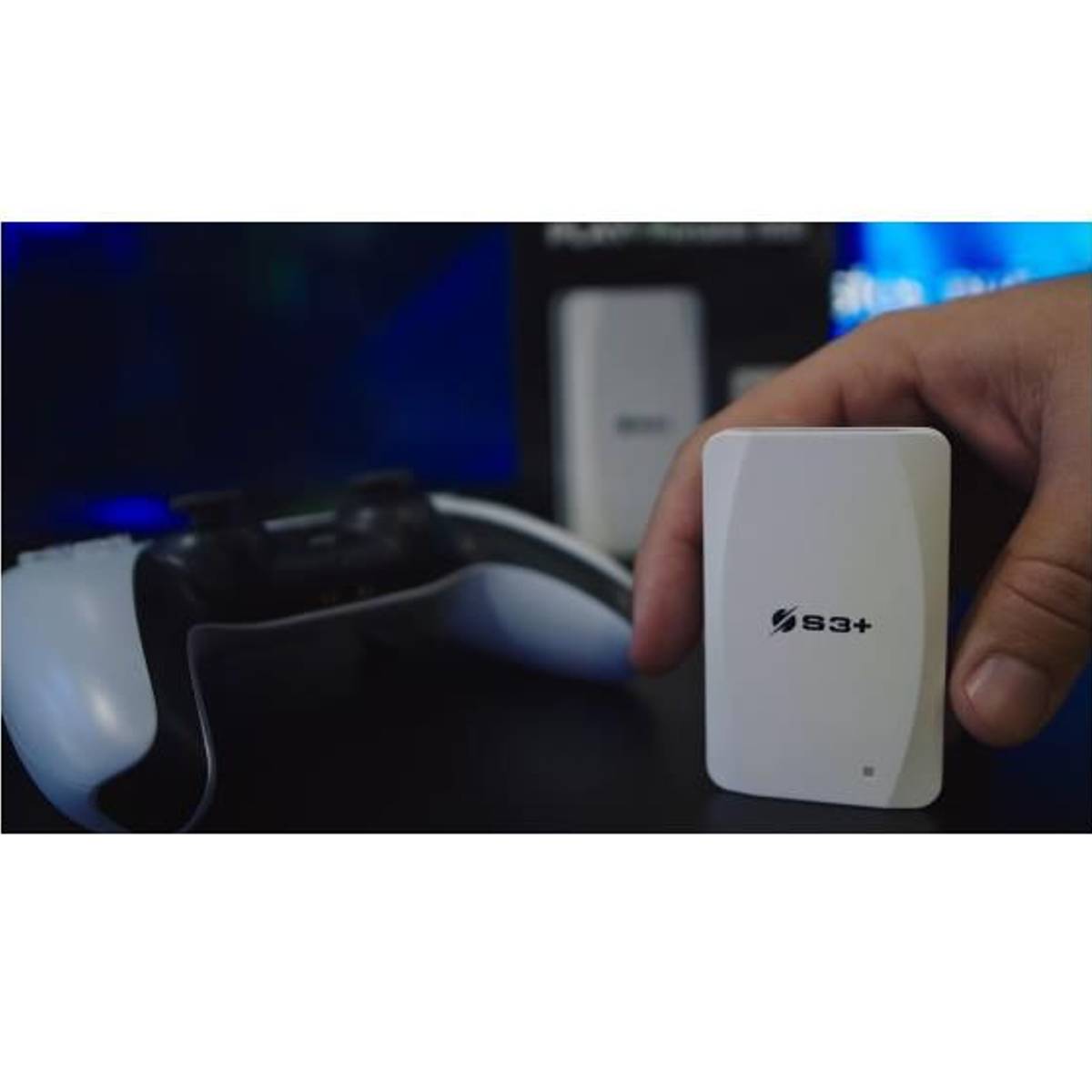 Miniatura SSD Externo Portátil Play+ 512GB USB 3.2 S3SSDP512 - S3+