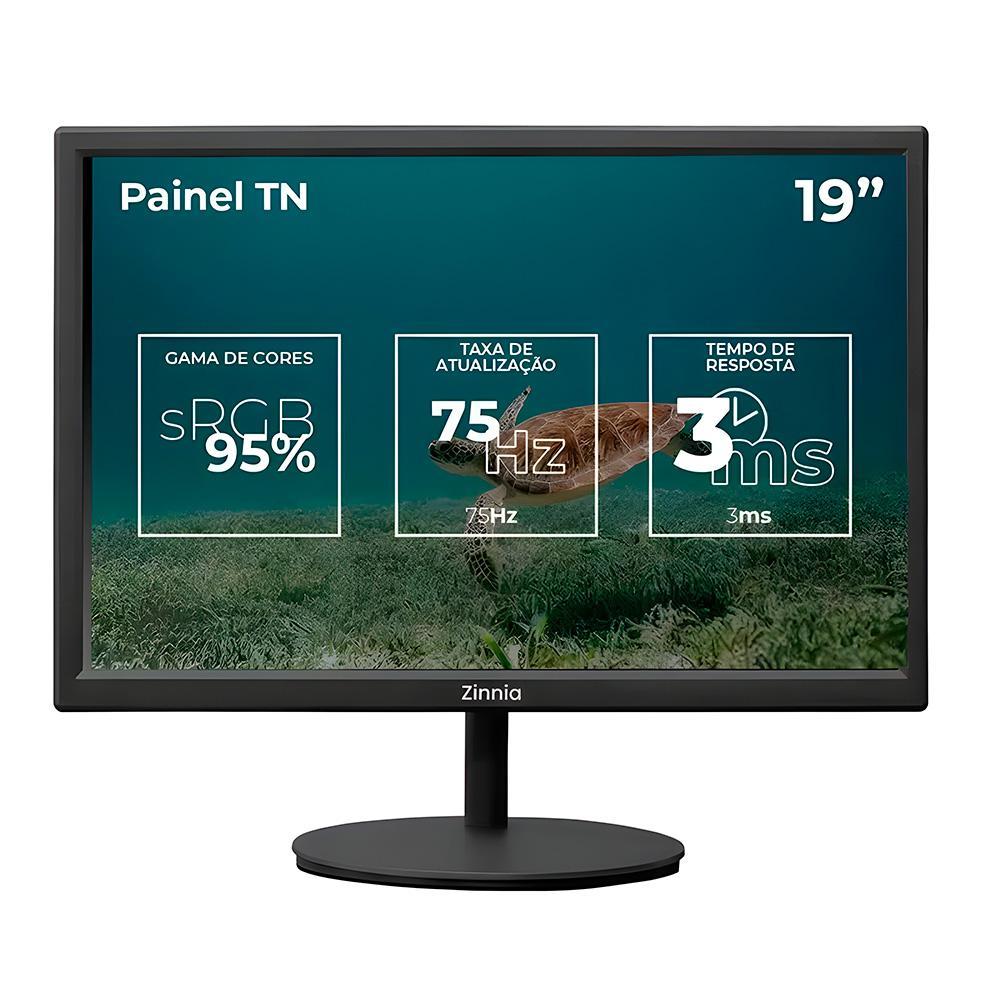 Miniatura Monitor 19 Zinnia Delfos E19, Tn, Hd, Srgb 95, 75Hz,Hdmi/Vga