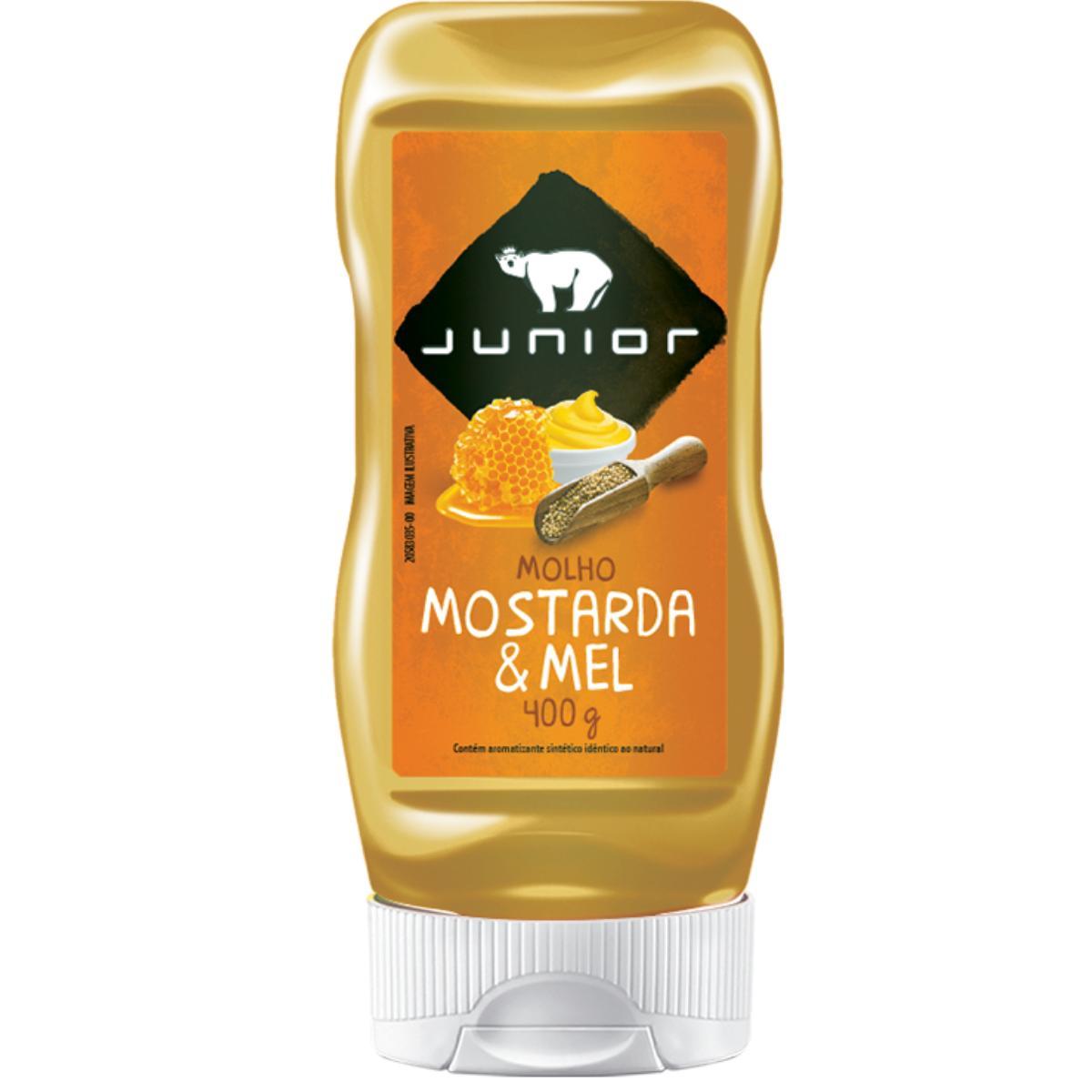 Miniatura Mostarda E Mel Junior Frasco 400Gr - 3 Unidades