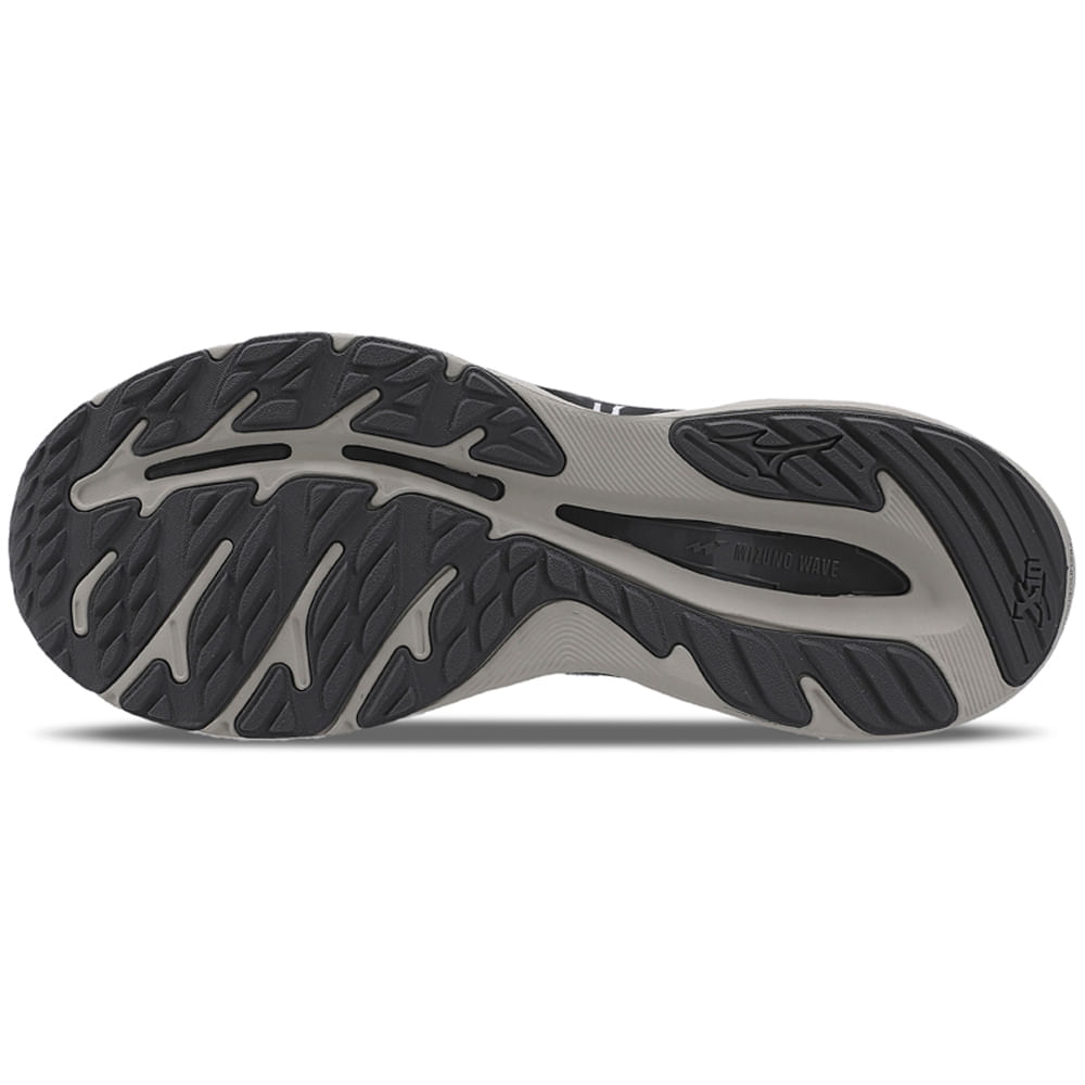 Miniatura Tênis de Corrida Masculino Mizuno Wave Legend 4 Cinza - 38