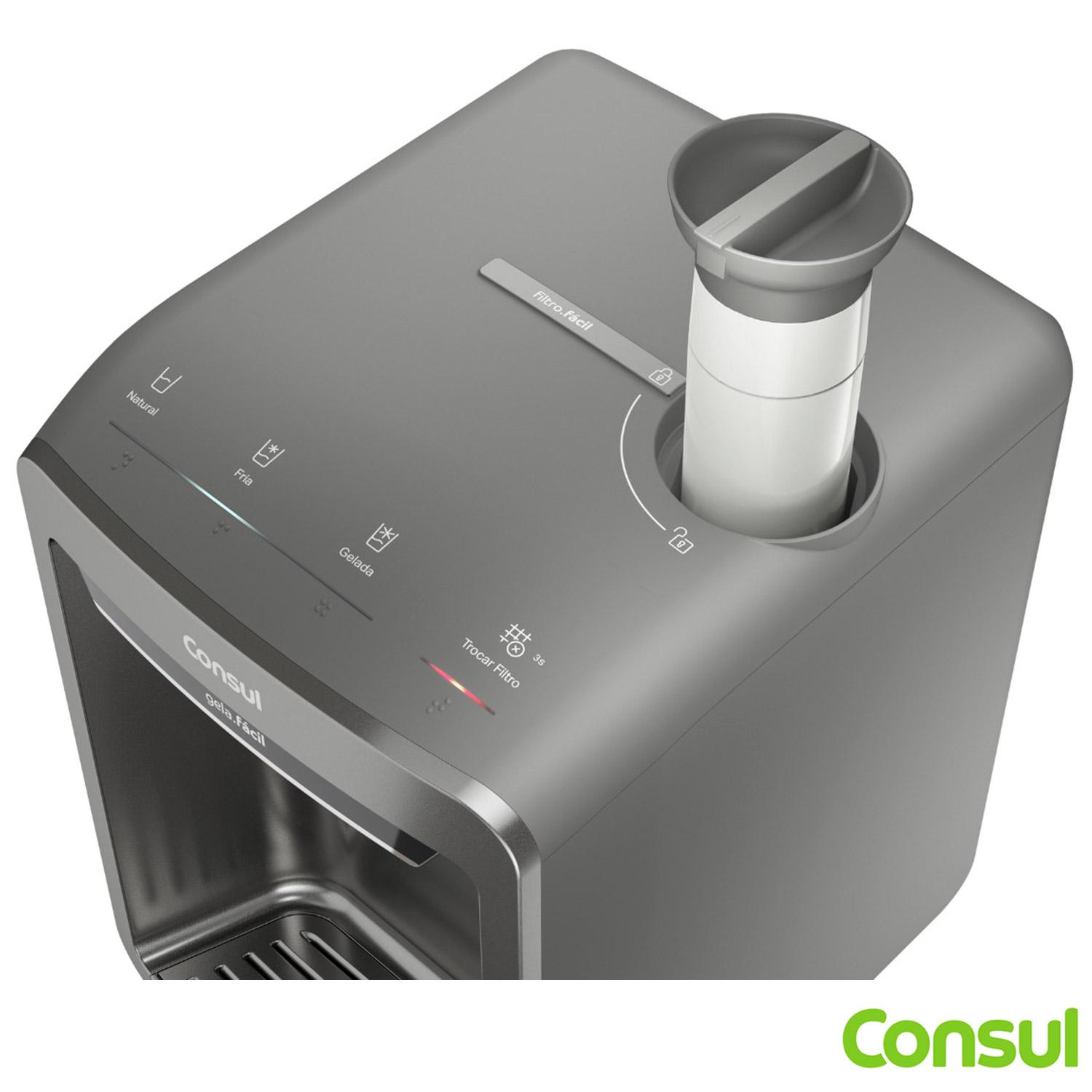 Purificador de Água Consul Eletrônico com Refrigeração CPB33AB Bivolt