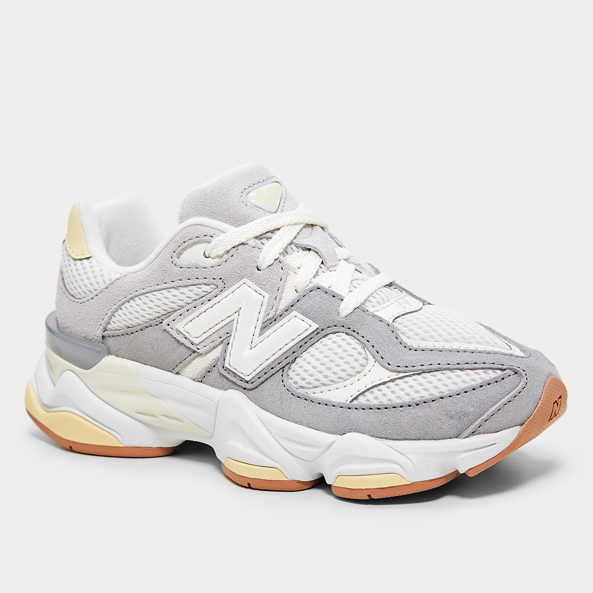 Miniatura Tênis Infantil New Balance 9060 Bege+Cinza - 30