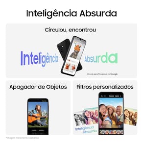 Smartphone Samsung Galaxy A26 Tela 6.7" 256GB 5G Câmera Tripla 50MP Preto