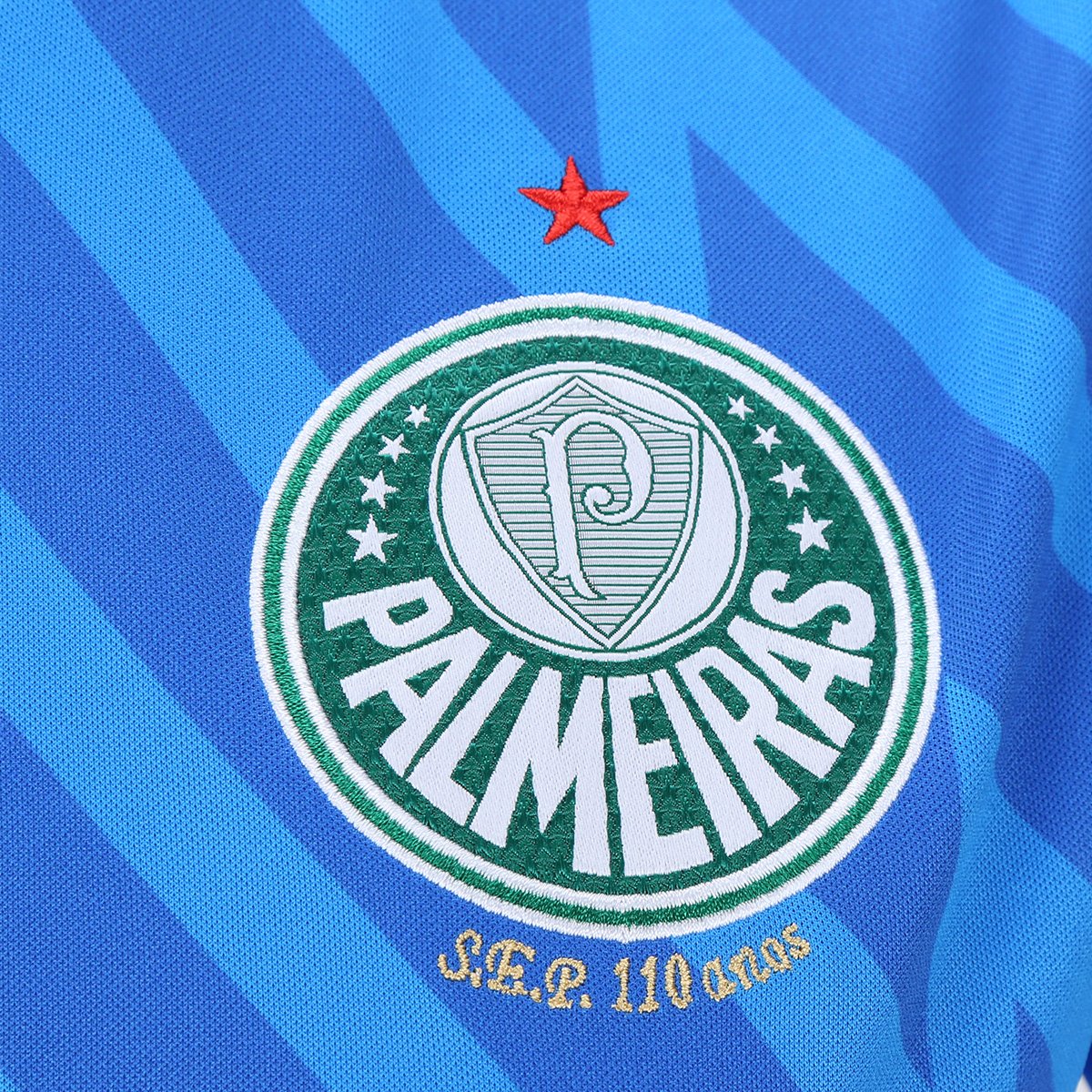 Miniatura Camisa Palmeiras I 24/25 s/n° Goleiro Puma Feminina Azul - G