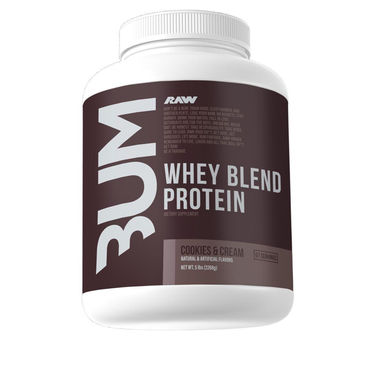 Miniatura 100% Whey Protein Raw Nutrition Isolada 2.2Kg Pó Cbum Blend