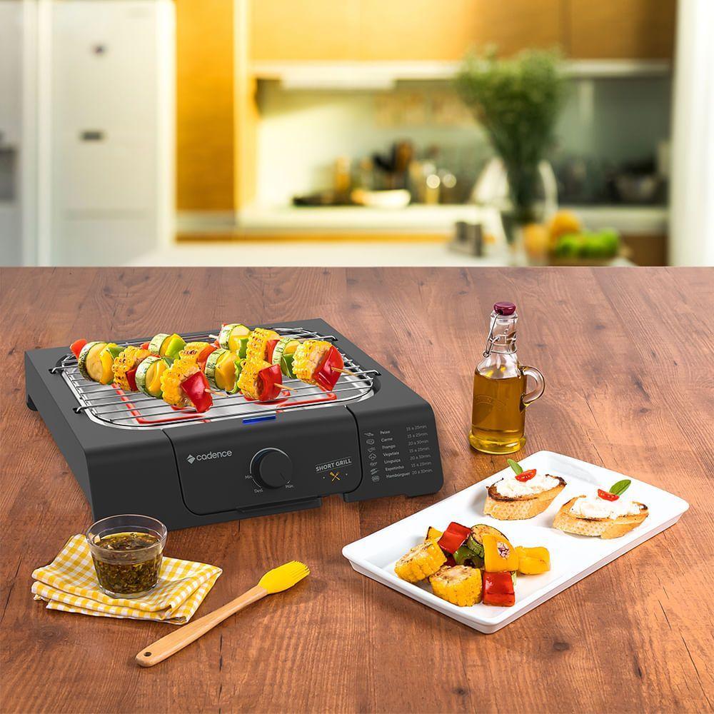Churrasqueira Elétrica Cadence Short Grill 220V