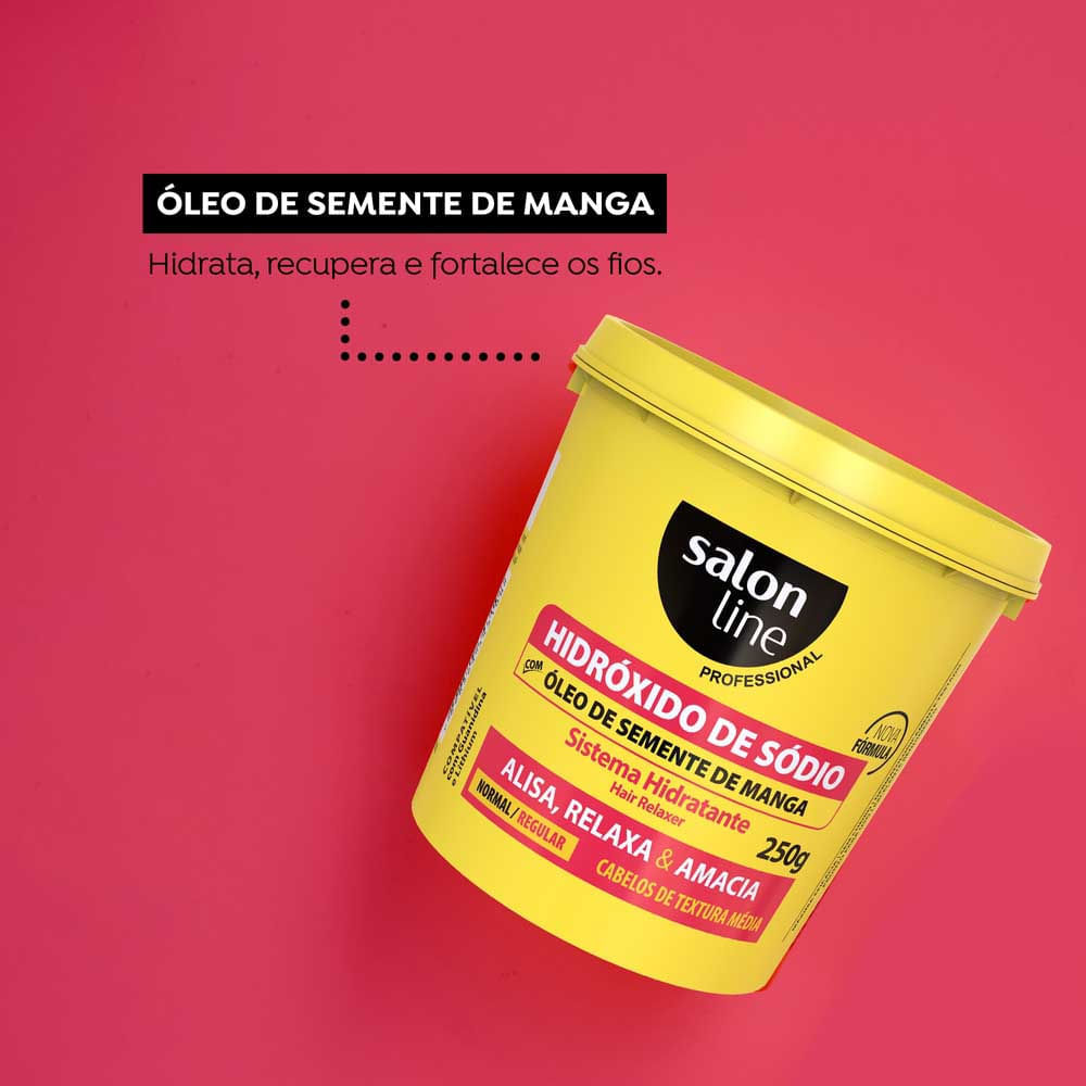 Miniatura Salon Line Hidróxido de Sódio Manga Regular 250g