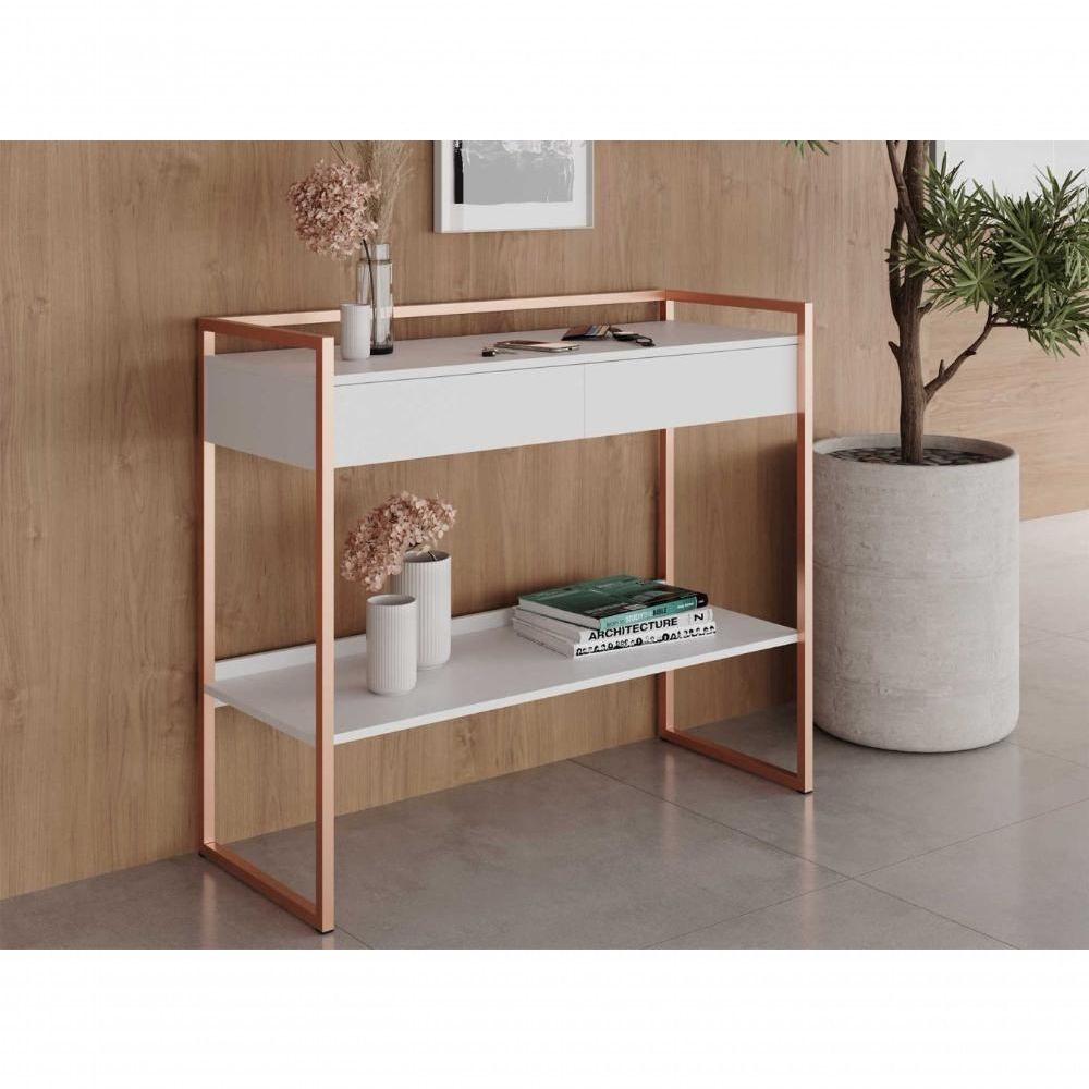 Miniatura Aparador Com Gaveta Neve Branco Cobre