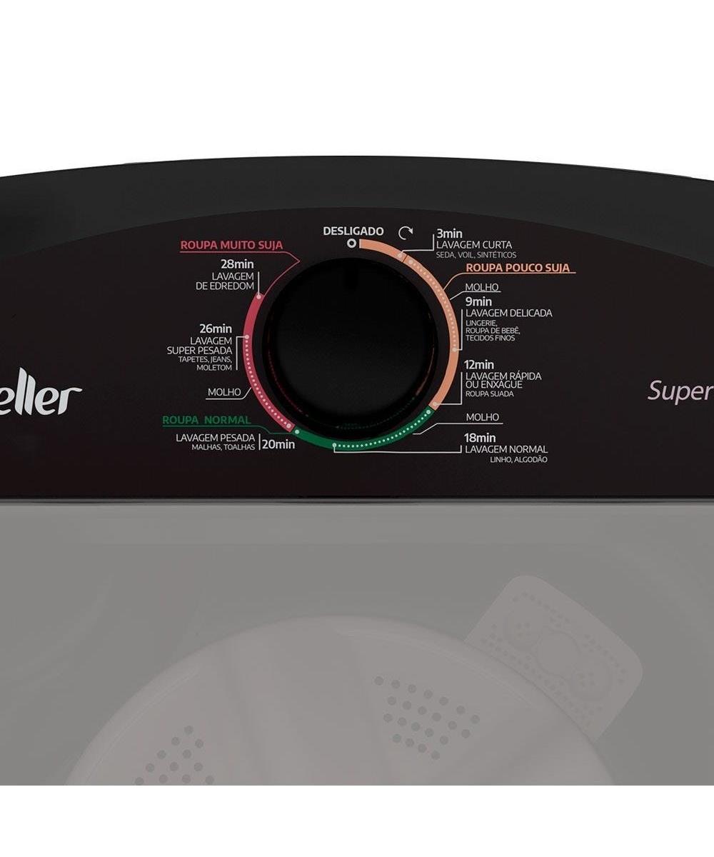 Miniatura Tanquinho Mueller Supertank Lite 8KG Preto