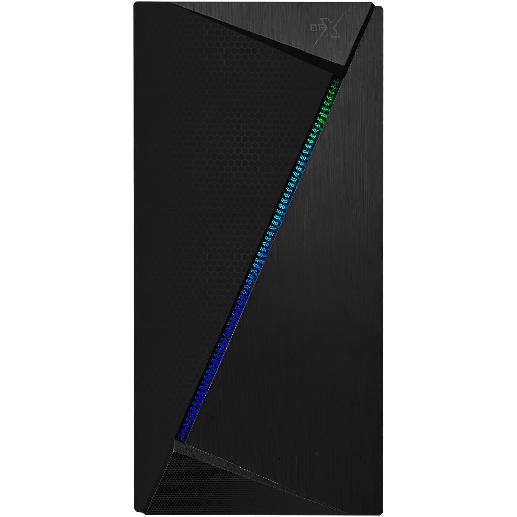 Miniatura Gabinete Gamer Atx Brx Bm20 Ca-054 Led Rgb Vortex Preto