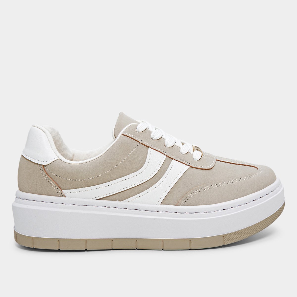 Miniatura Tênis Vizzano Básico Feminino Cinza+Branco - 34