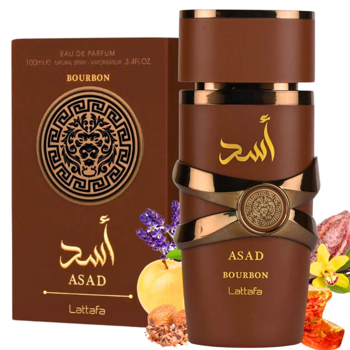 Miniatura Perfume Árabe Lattafa Asad Bourbon Unissex 100Ml