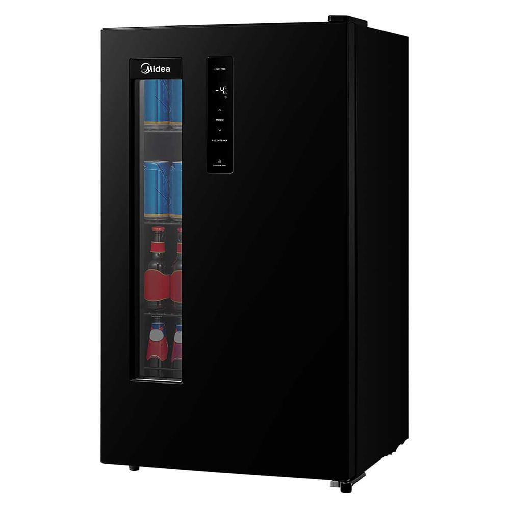 Miniatura Cervejeira Frost Free 82L Midea com Painel Touch MDRX150FGGDX Preto - 110V