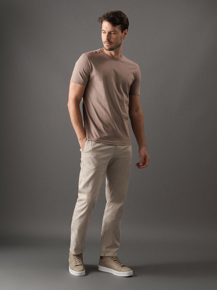 Miniatura Calça Chino Slim - Caqui Claro Calça Chino Slim Caqui Claro 38