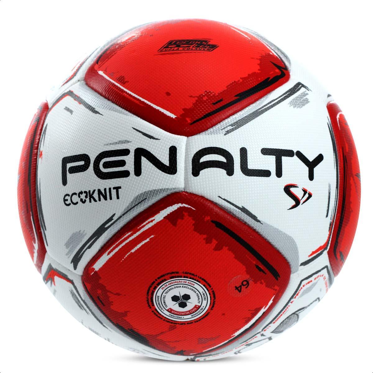 Miniatura Bola Penalty Campo S11 Ecoknit Xxiv Vermelho