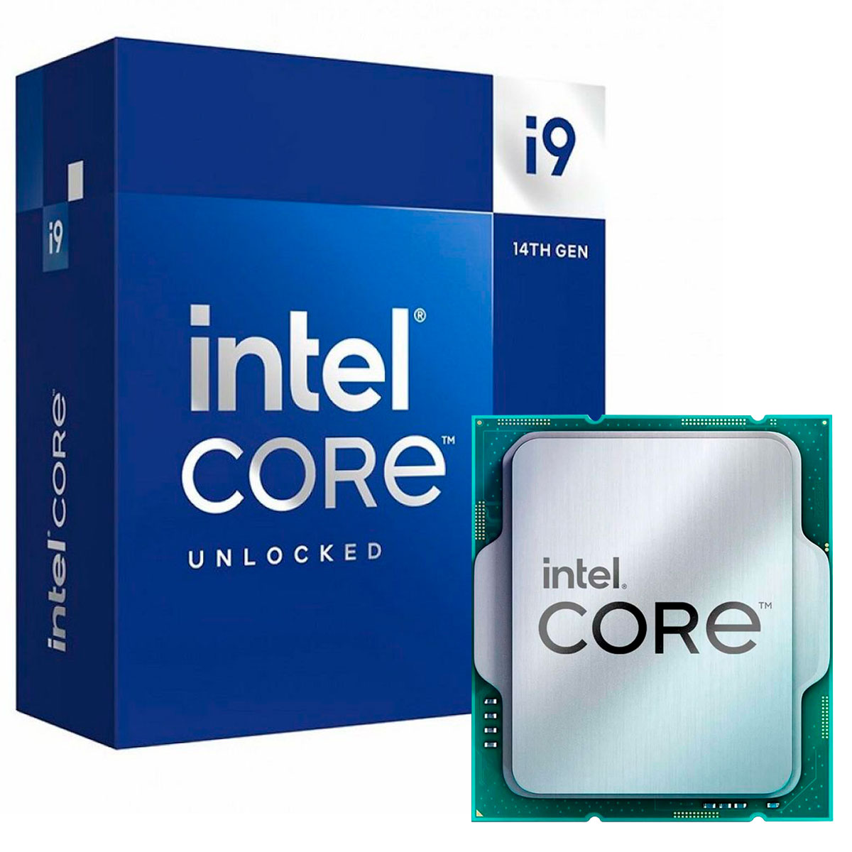 Miniatura Processador Intel Core I9-14900K, 3.2GHz (6 GHz Turbo), LGA1700, 36MB Cache, 14ª Ger, S/COOLER. - BX8071514900K