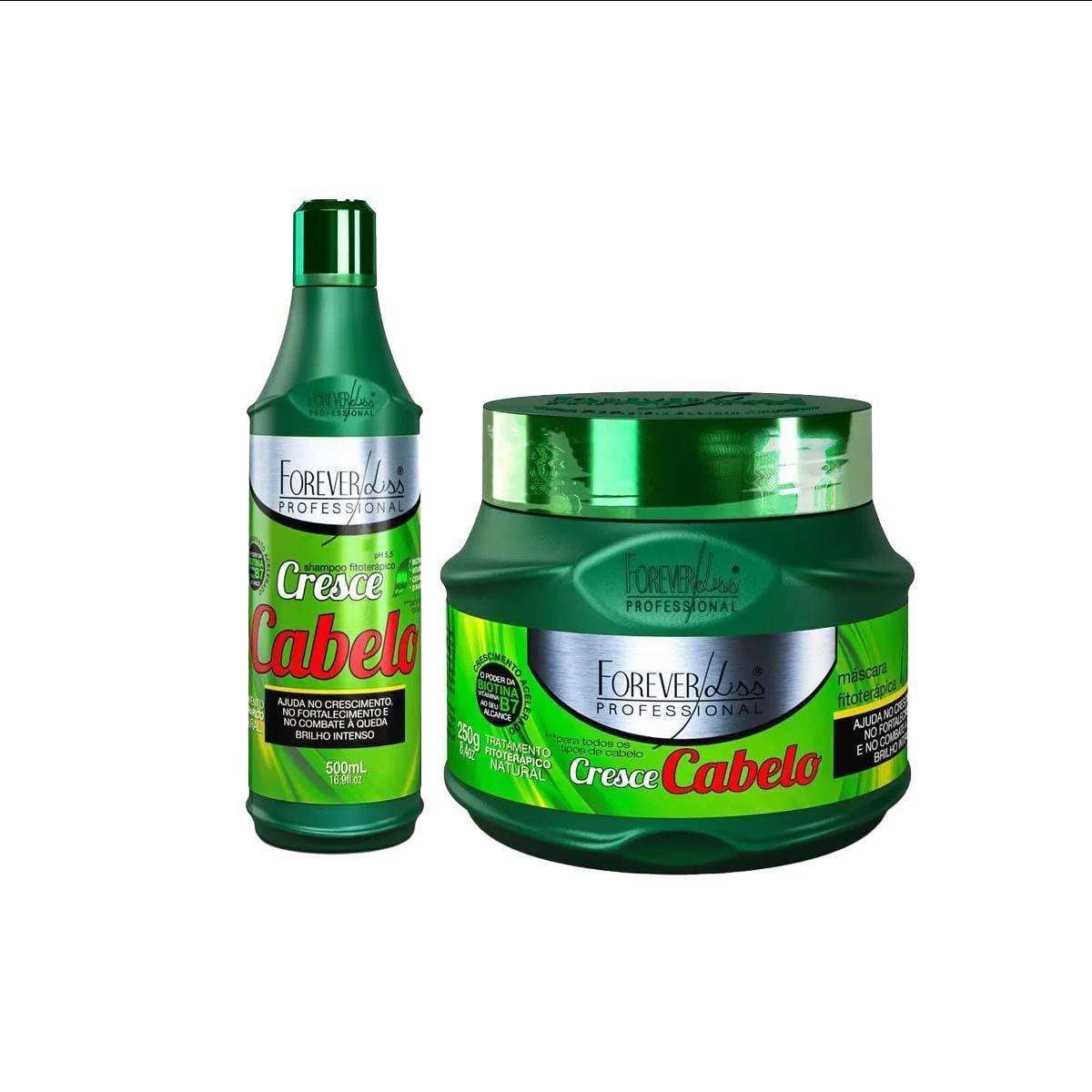 Miniatura Kit Cresce Cabelo Shampoo E Máscara Forever Liss