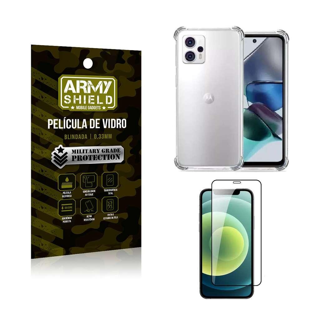 Miniatura Capa Capinha Moto G23 Anti Shock + Película De Vidro 3D