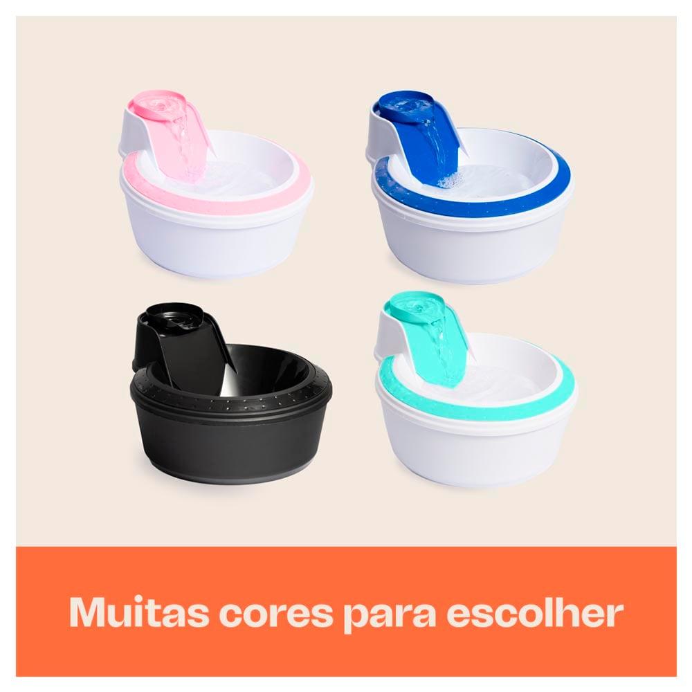 Miniatura Fonte Bebedouro Meau Clássica Rosa - Bivolt