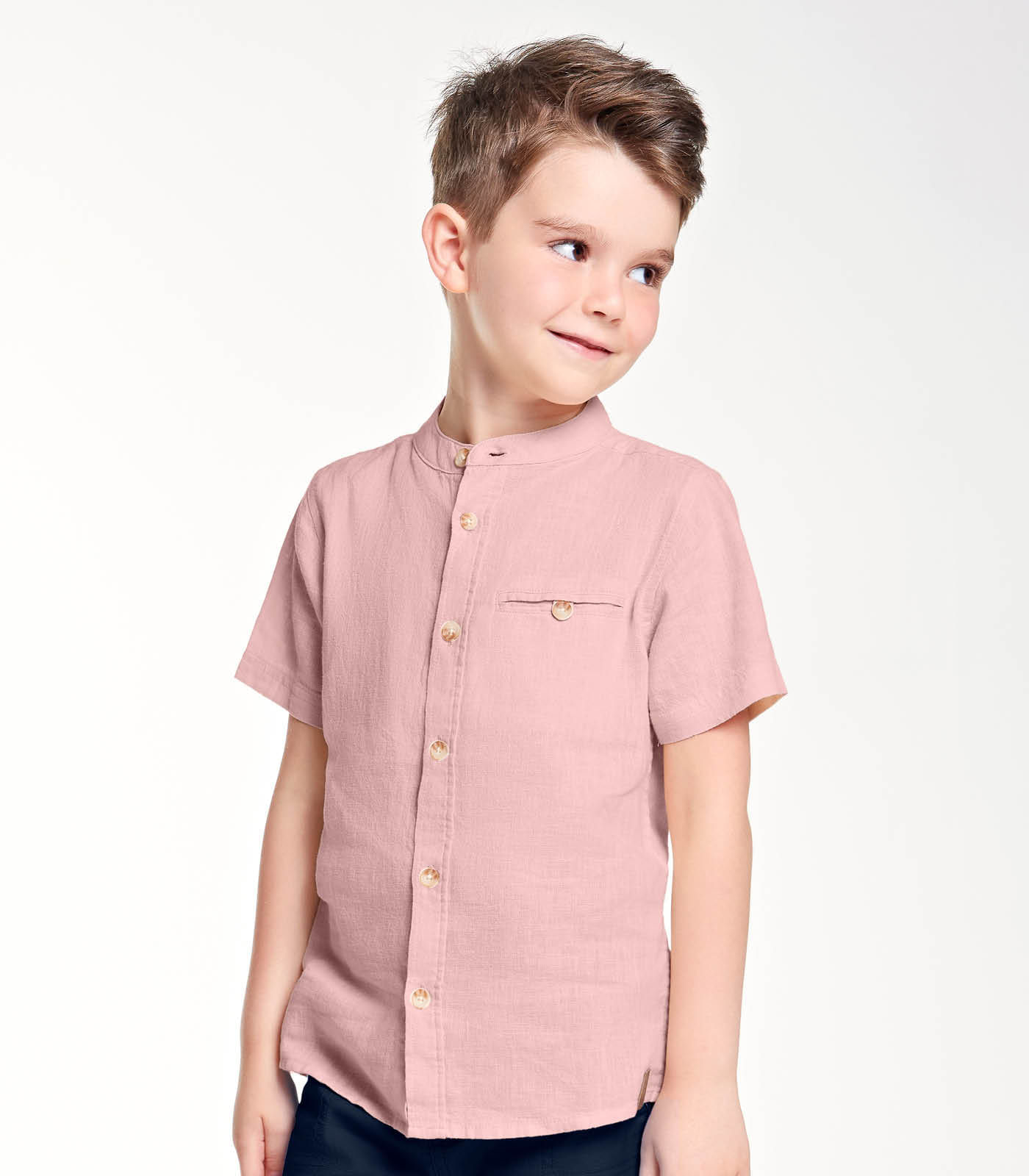 Miniatura Conjunto Menino Camisa Com Bermuda Trick Nick Rosa 10