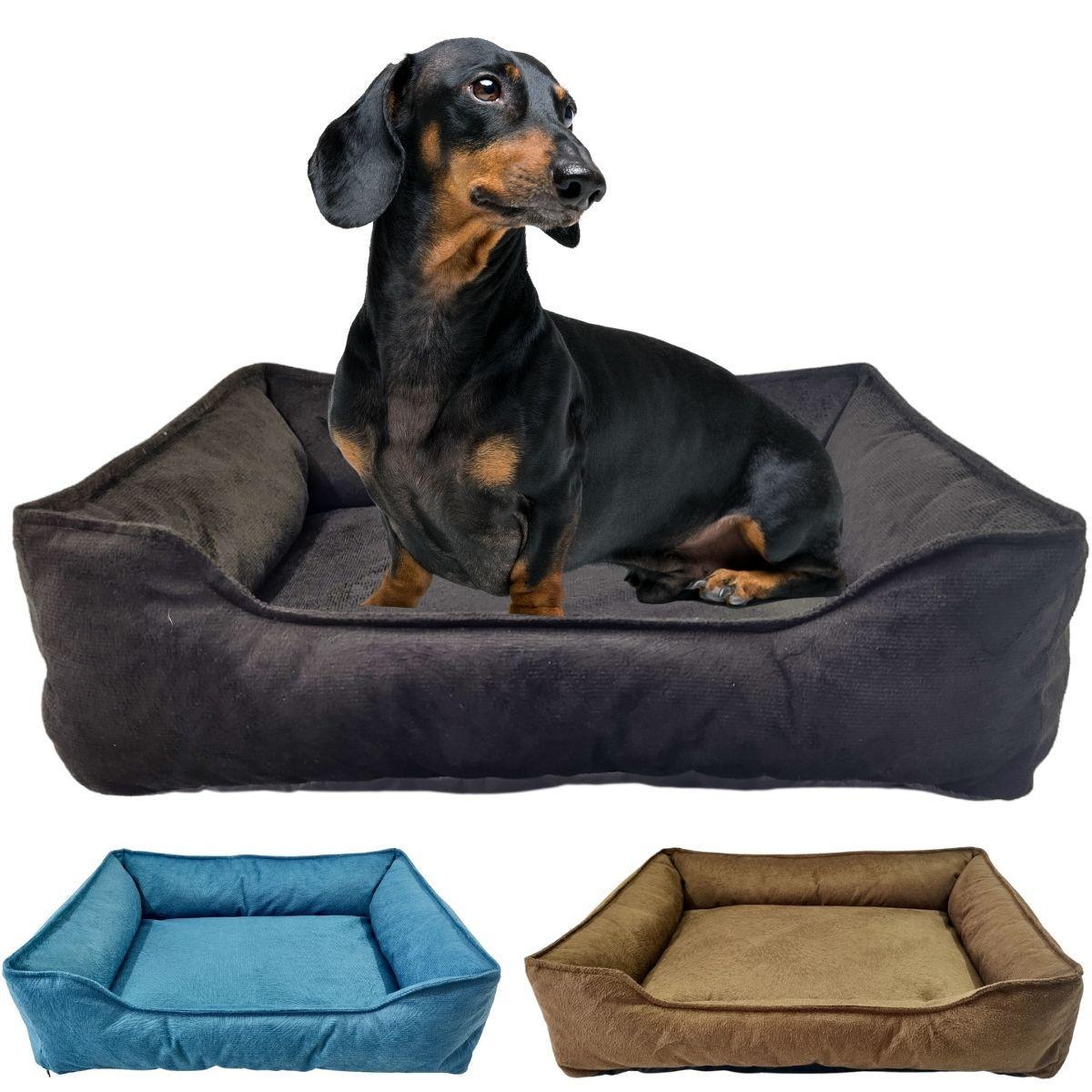 Miniatura Cama Pet Luxo Macia Para Cachorro E Gato Suede M
