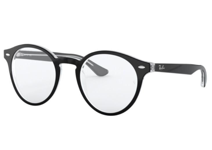 Miniatura Armação Óculos Grau Ray Ban Rb5376 2034 49 Preto Brilho