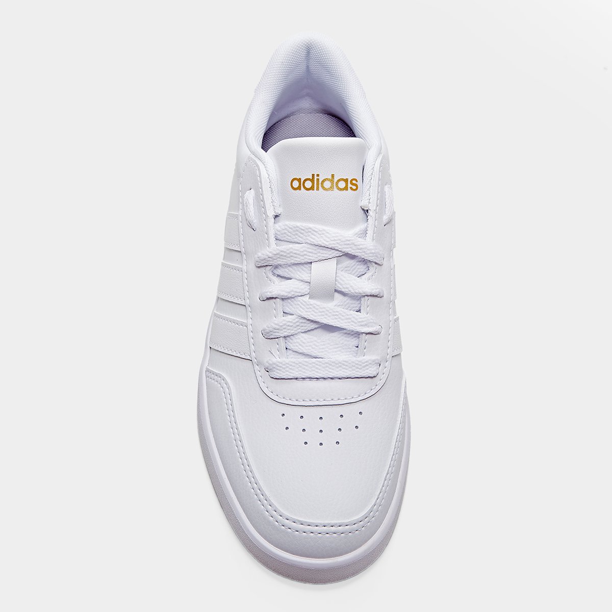 Miniatura Tênis Adidas Breaknet Feminino Off White - 34