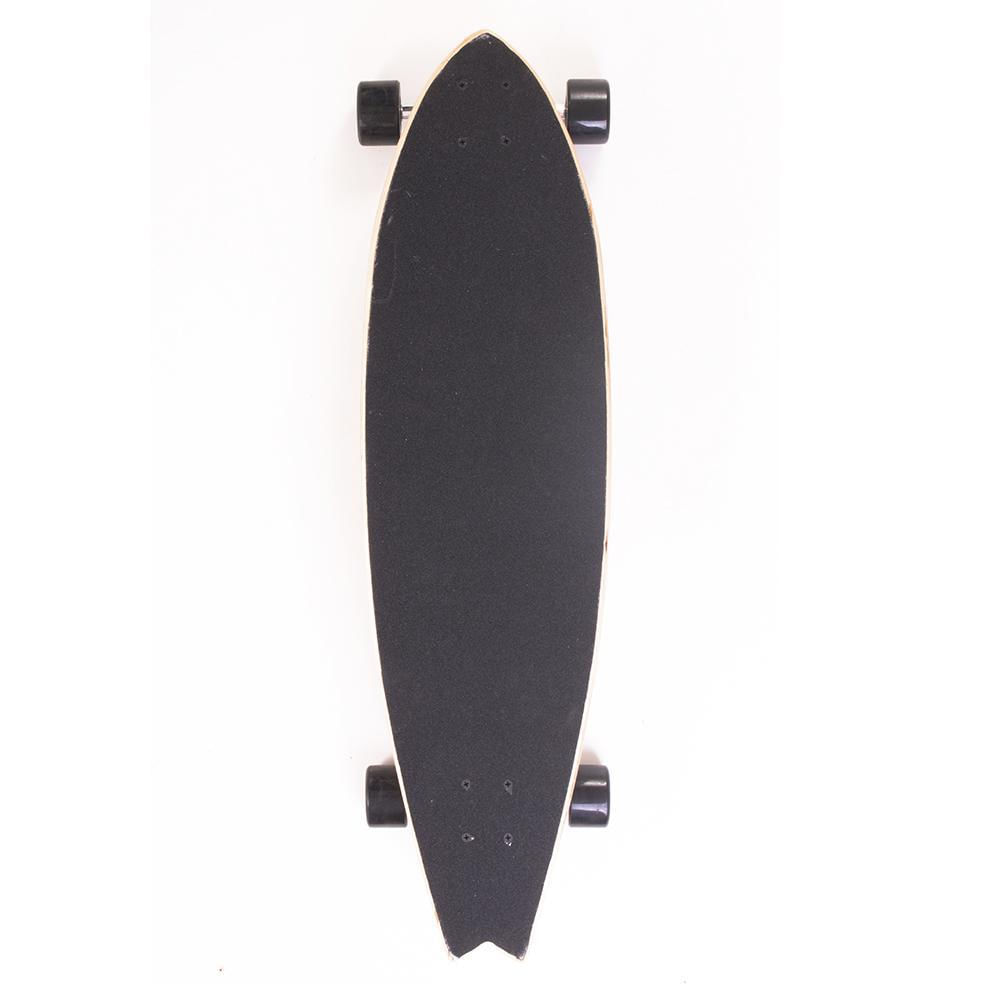 Miniatura Skate Longboard 90Cm - Long Comic Monster Preto