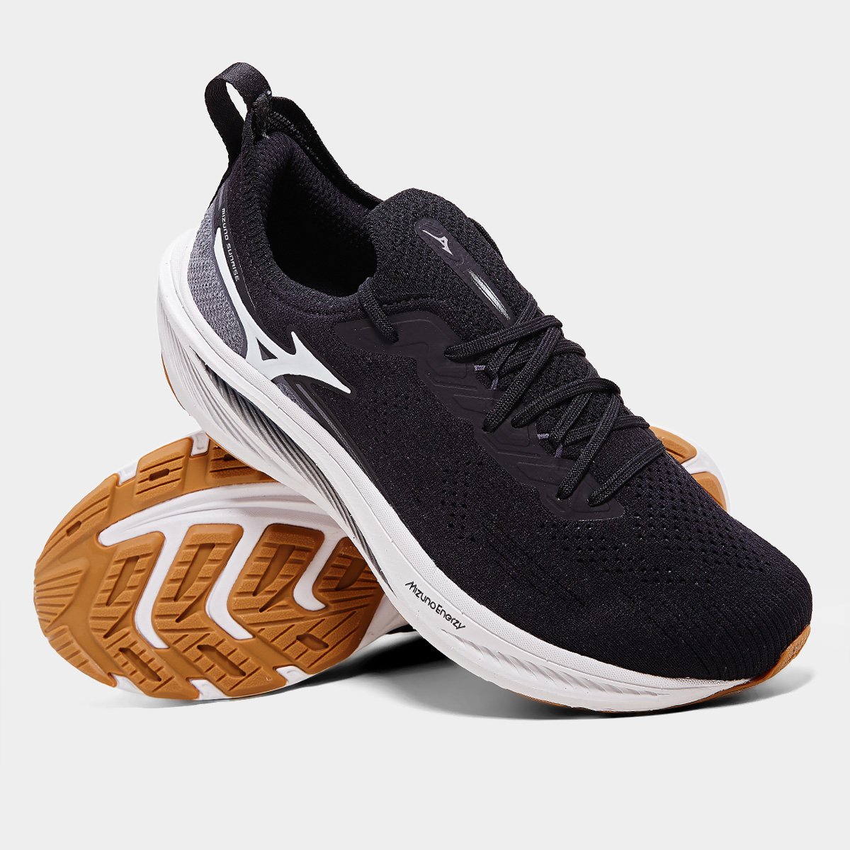 Miniatura Tênis Mizuno Sunrise Masculino Preto - 38