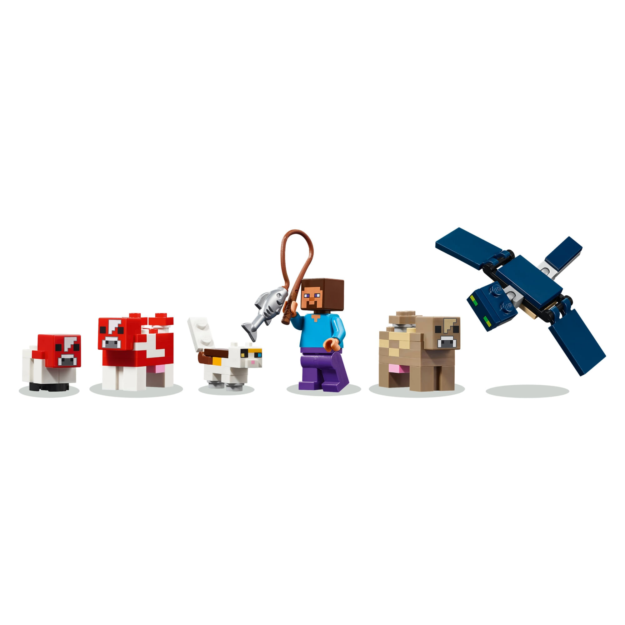 Miniatura LEGO Minecraft - A casa do cogumelo