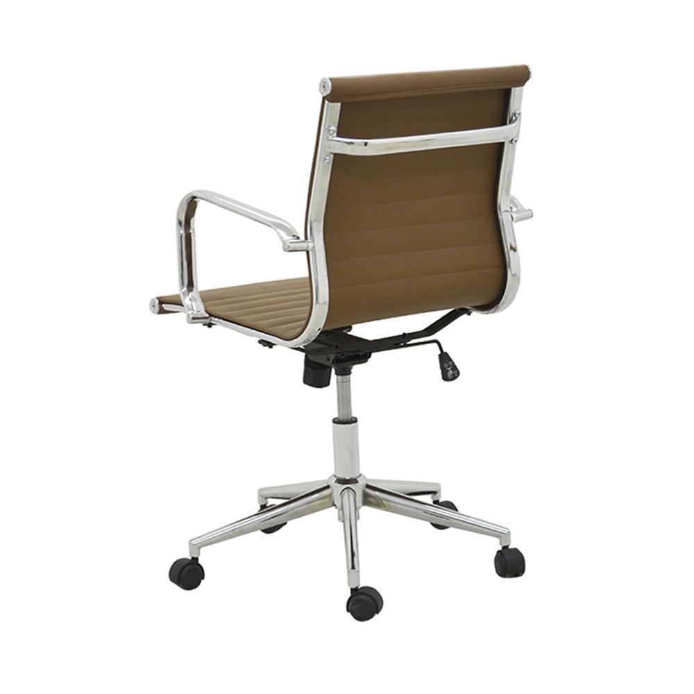 Miniatura Cadeira De Escritório Office Sevilha Baixa Pu Fendi Rivatti