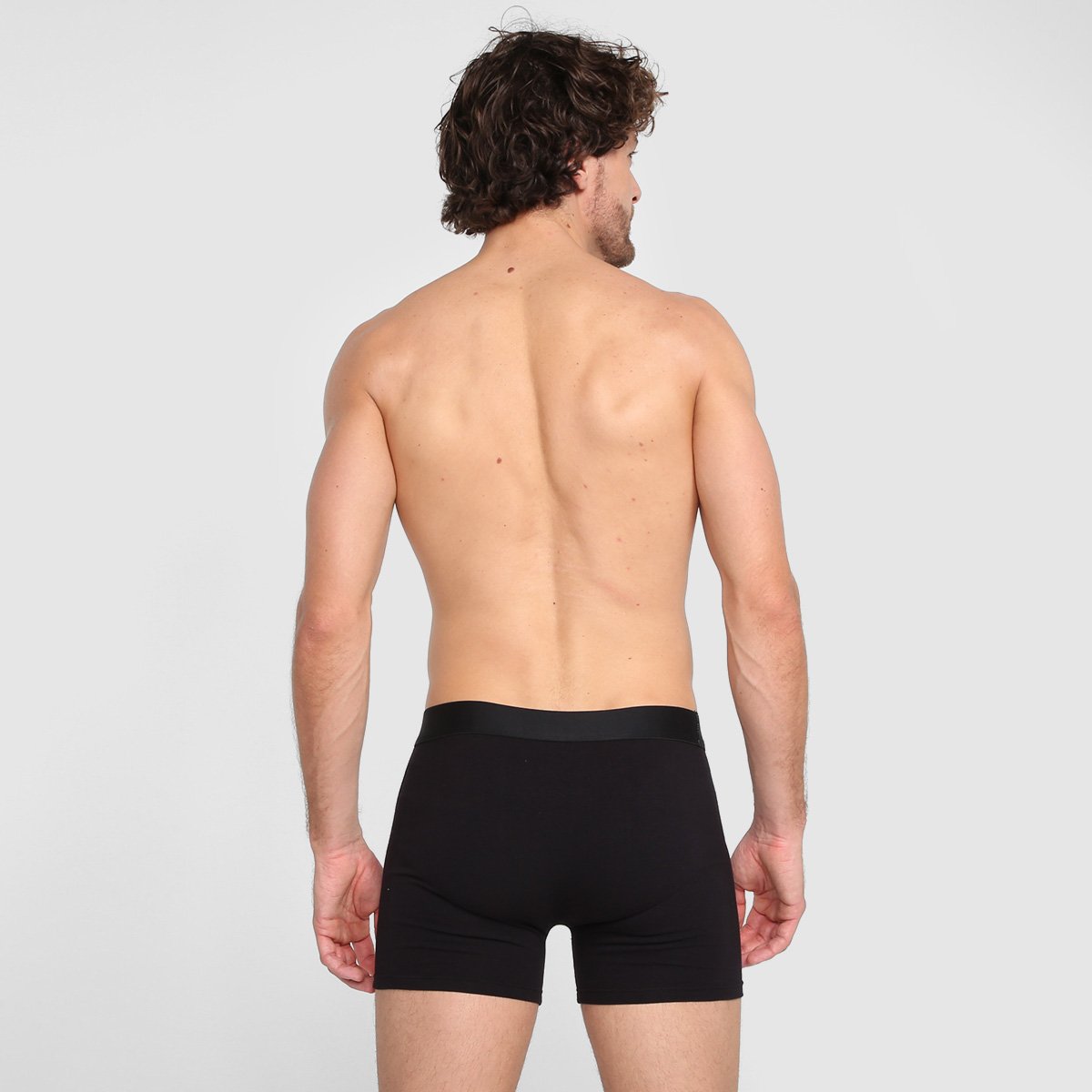 Miniatura Cueca Boxer Lupo AM Preto - G
