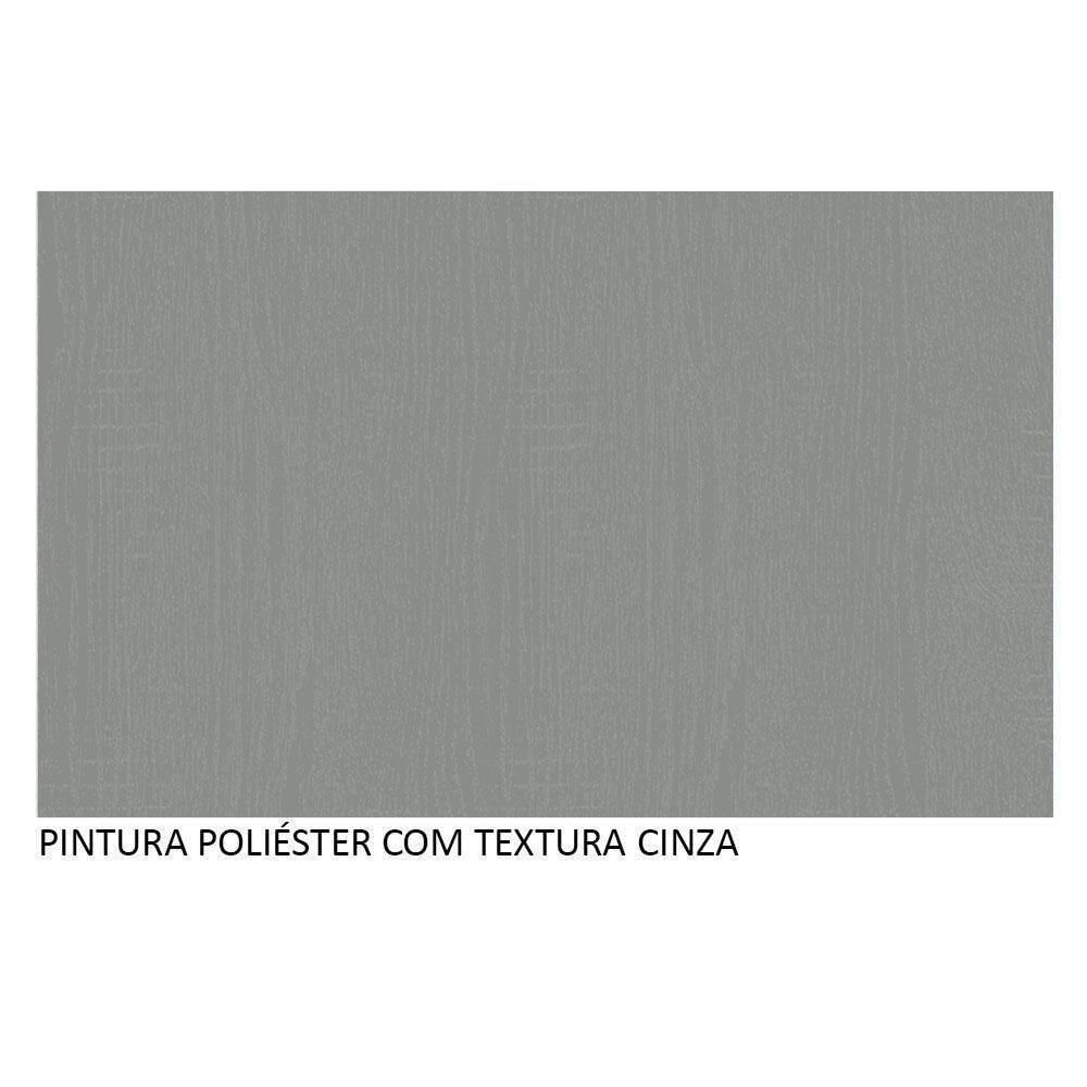 Armário De Cozinha Completa 260cm Cinza Nice Madesa Cinza