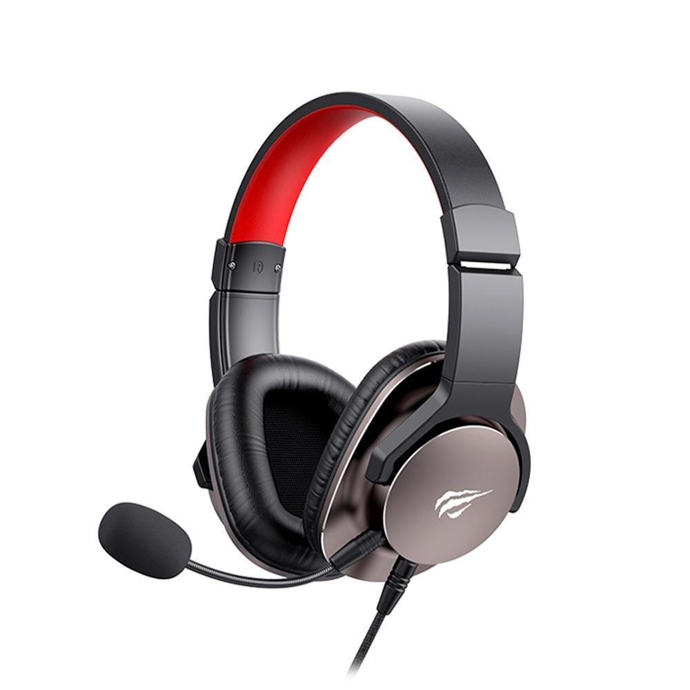 Miniatura Headset Gamer Havit Gamenote, 50mm, PS4, XBOX, Preto e Vermelho - H2030S