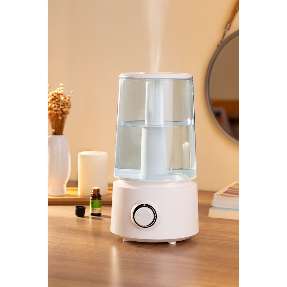 Umidificador De Ar Mimo Style 2,5L Bivolt Branco - AQ23306 9471 Branco - 12 meses - Bivolt