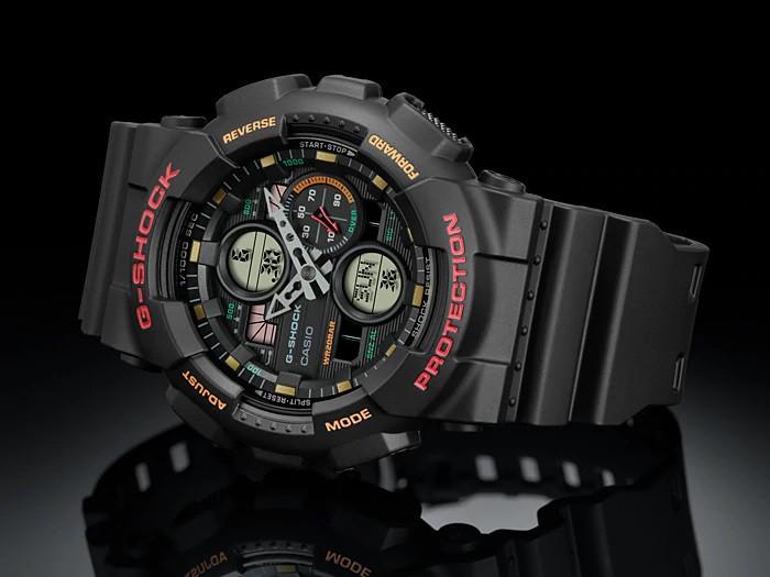 Miniatura Relógio Casio G-Shock GA-140-1A4DR Preto Masculino