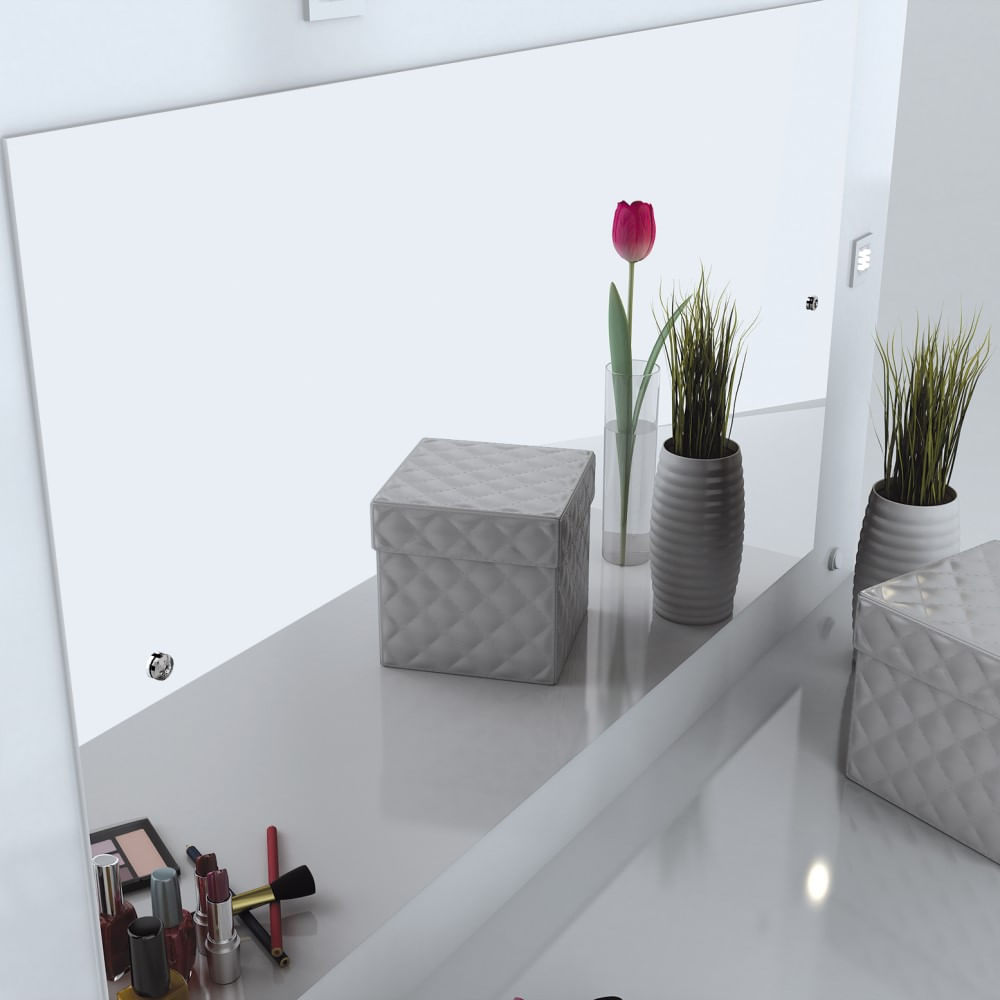 Miniatura Penteadeira com Led Chanel Henn Branco HP