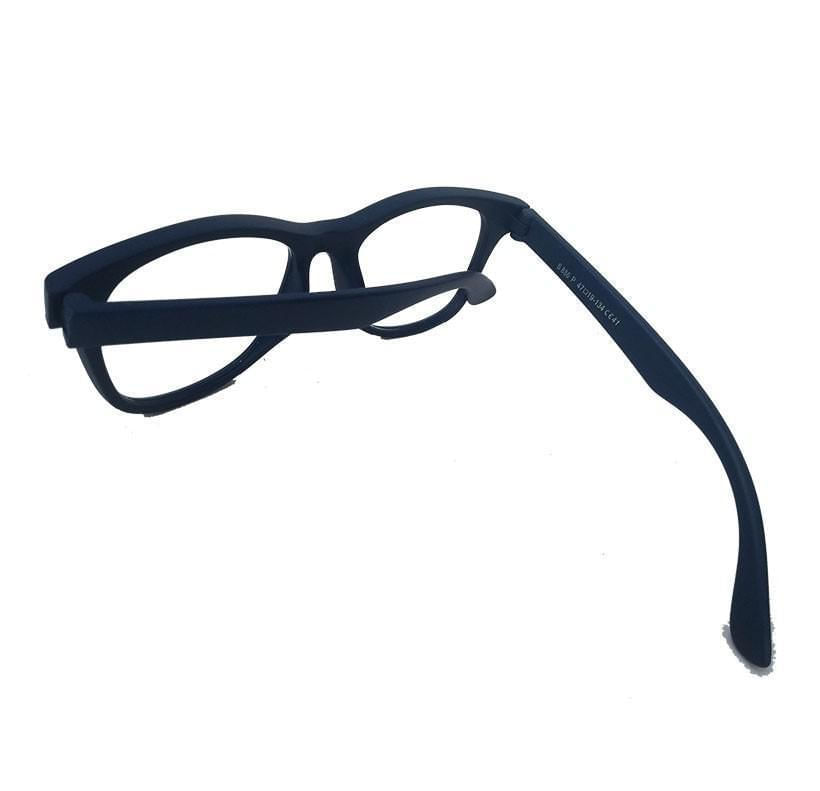 Miniatura Oculos De Grau Infantil Inquebrável Silicone Wayfarer Azul Azul - Óculos - Retangular - Silicone - Grau
