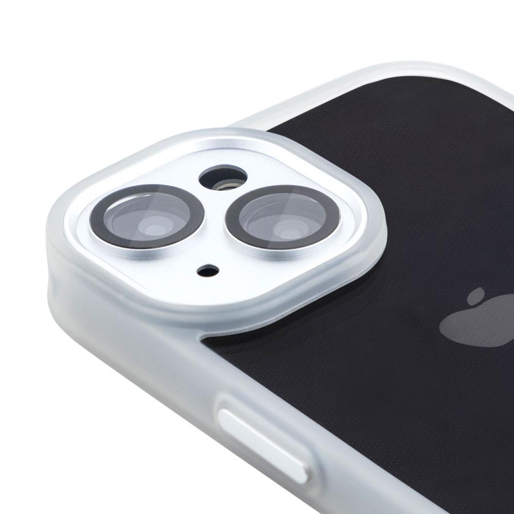 Capa iPhone 14 com Proteção de Câmera, Linha Noronha, Branco