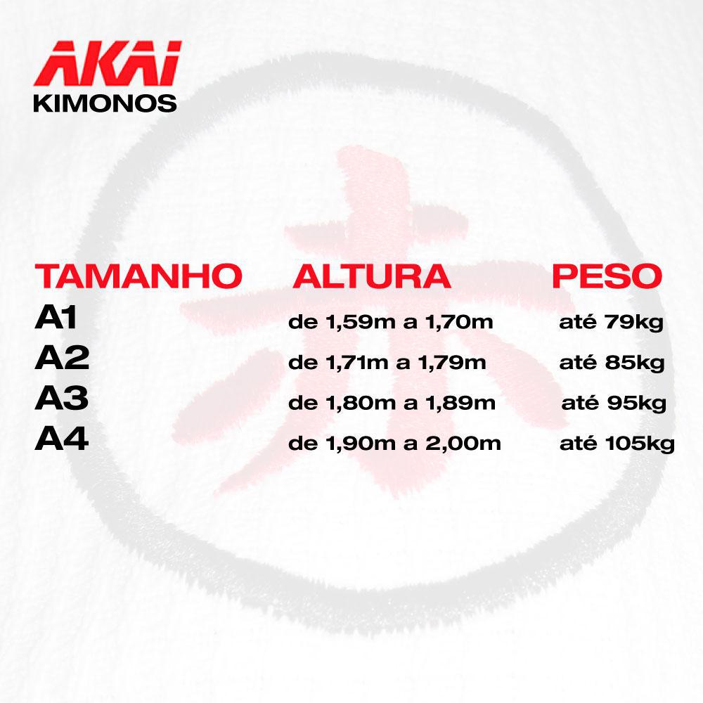 Miniatura Kimono Jiu Jitsu BJJ AKAI - Azul A3