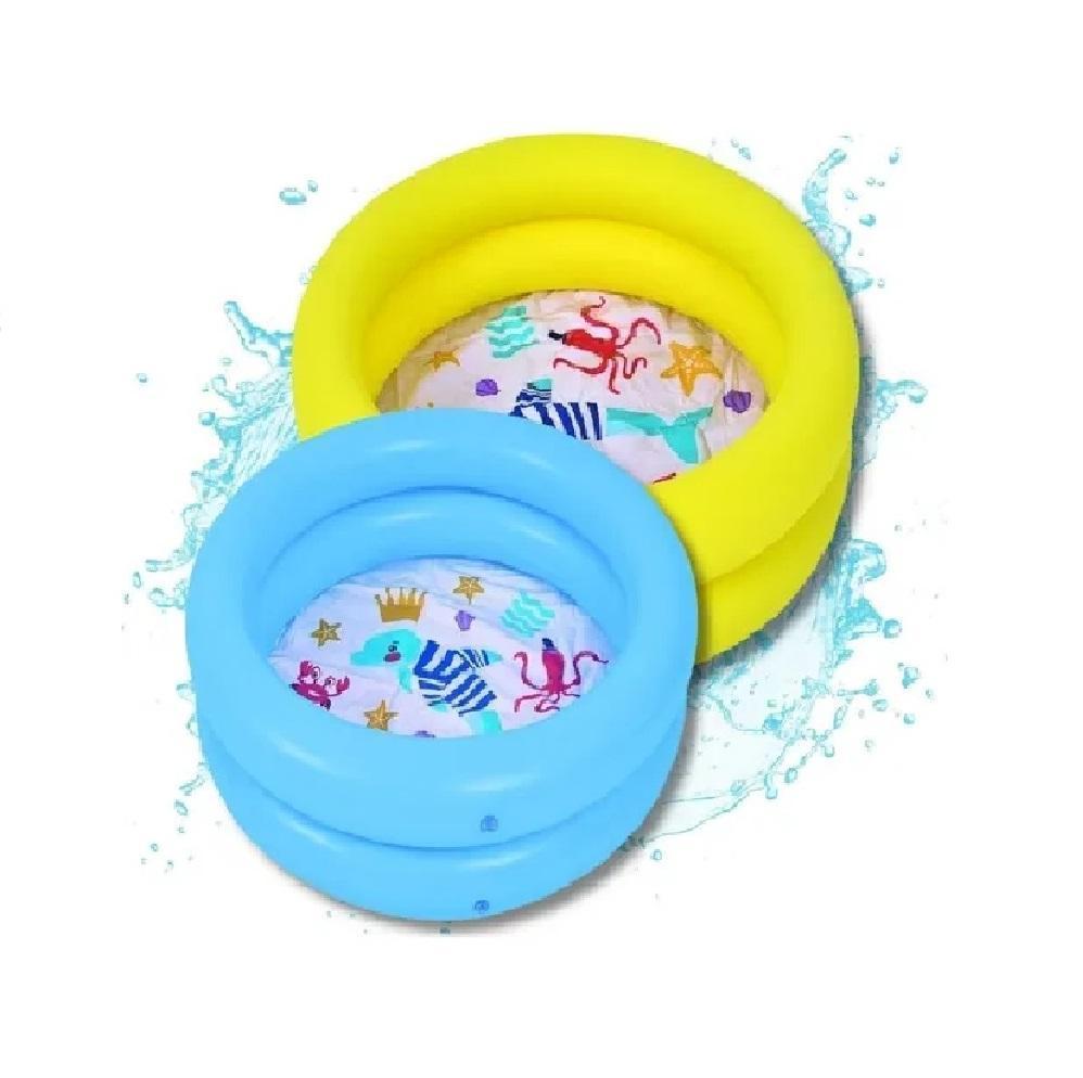 Miniatura Piscina Infantil 2 Níveis Animais Do Oceano